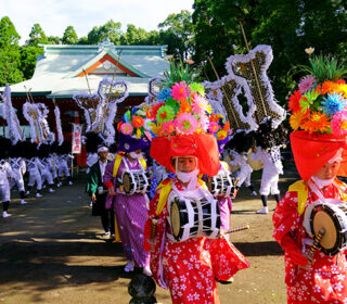 伊作太鼓踊り（日置市吹上町）